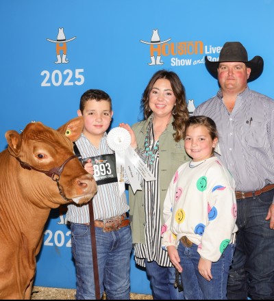 Kaeli Hales along with her family at 2025 Houston Livestock Show & Rodeo