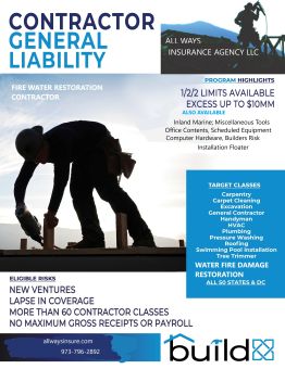 Morristown, New Jersey Contractors Insurance