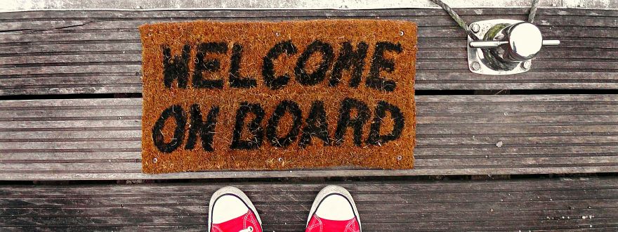 Welcome door mat