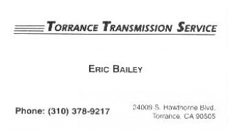 Torrance Transmission Service