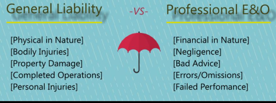 General Liability Insurance Vs Professional Liability Insurance