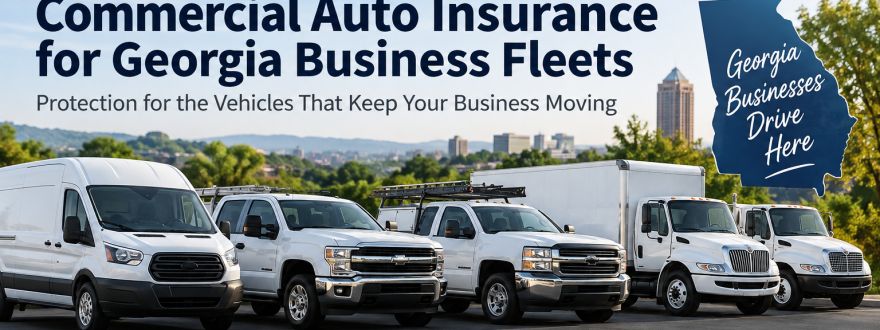 Commercial auto insurance for Georgia business fleets with work trucks and commercial vehicles – Jones Group Insurance Services