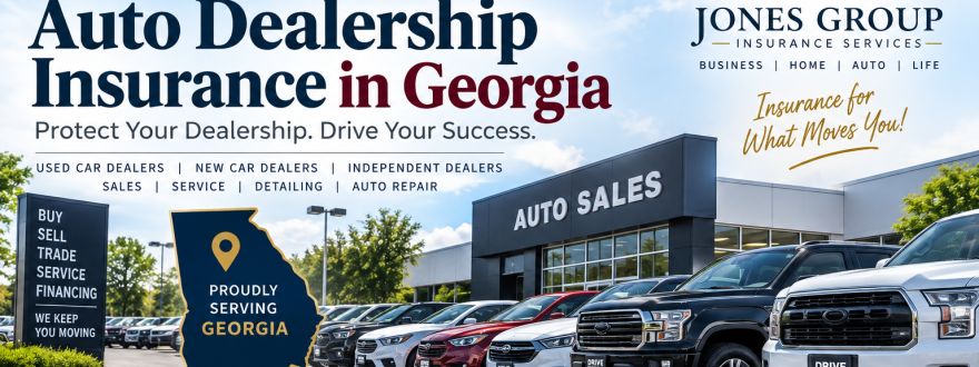 Auto dealership insurance in Georgia for new and used car dealers – Jones Group Insurance Services