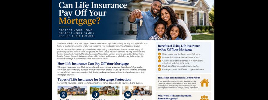 Georgia family enjoying their home while planning mortgage protection and life insurance coverage.