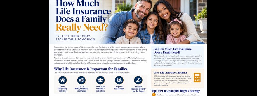 Georgia family enjoying their home while planning mortgage protection and life insurance coverage.