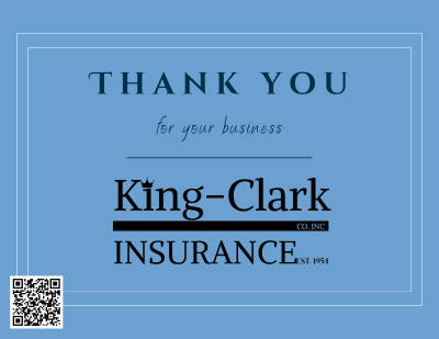 Thank you for your Business