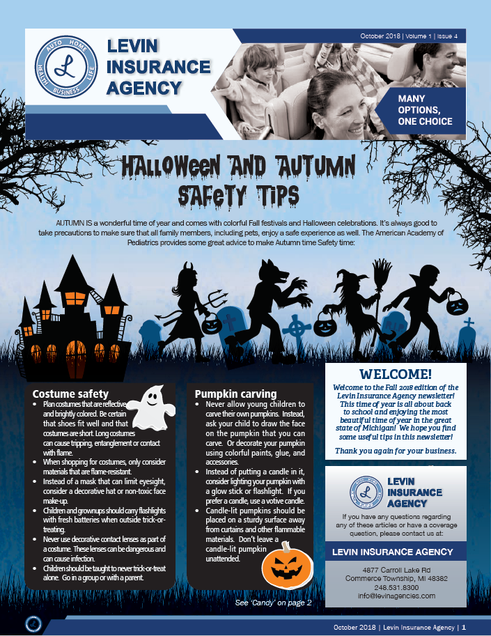 Newsletters Levin Insurance Agency Newsletters Levin Insurance Agency
