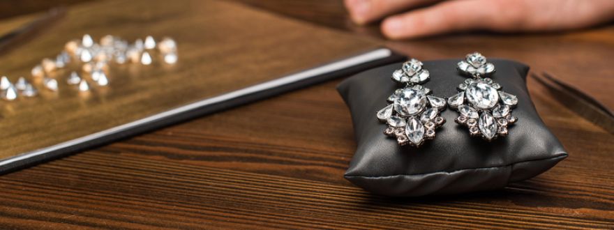 High-value diamond earrings eligible for scheduled personal property insurance