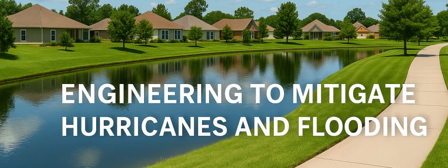 Neighborhood engineering fighting against the devastating affects of flooding