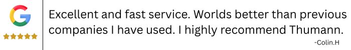 an image of a Google review for our business insurance services in Dallas