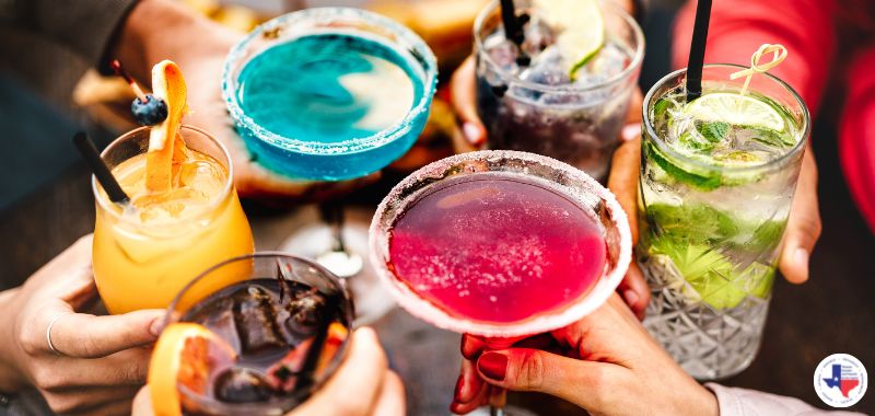 A bar in dallas serving drinks 