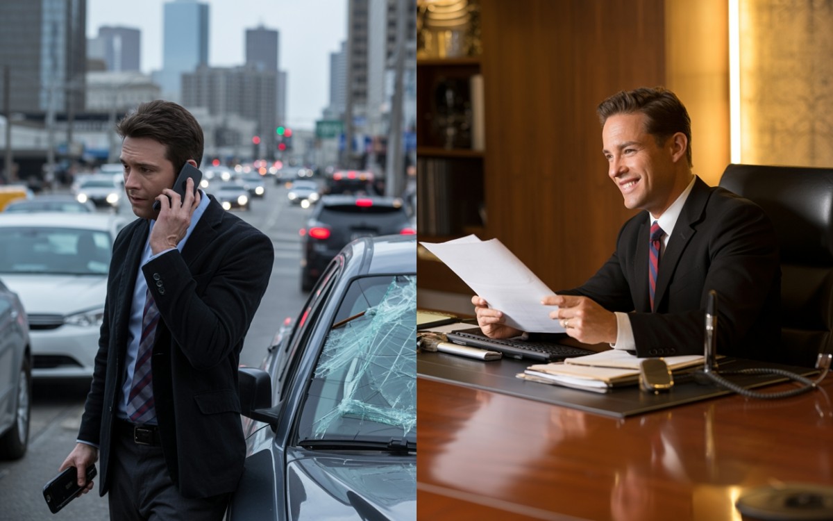 Dallas business owner protected by commercial auto insurance after vehicle accident - Thumann Agency