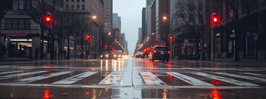Dallas during a storm 