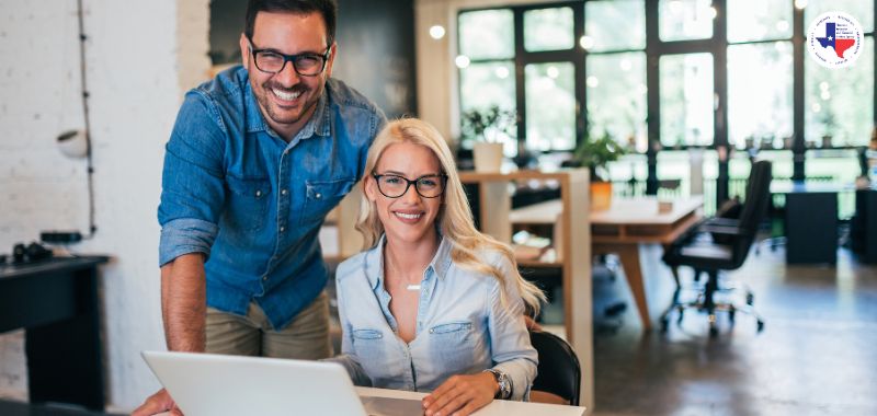 A couple with commercial property insurance 