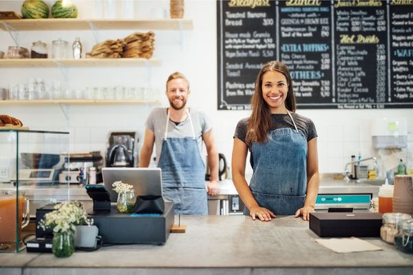 staff in a coffee shop 