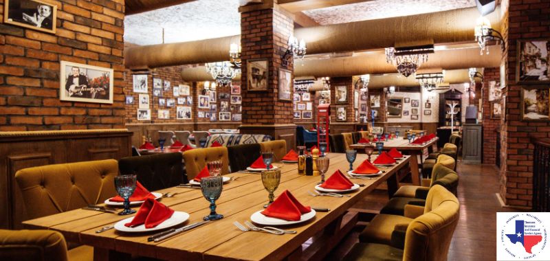 Inside a Dallas restaurant 